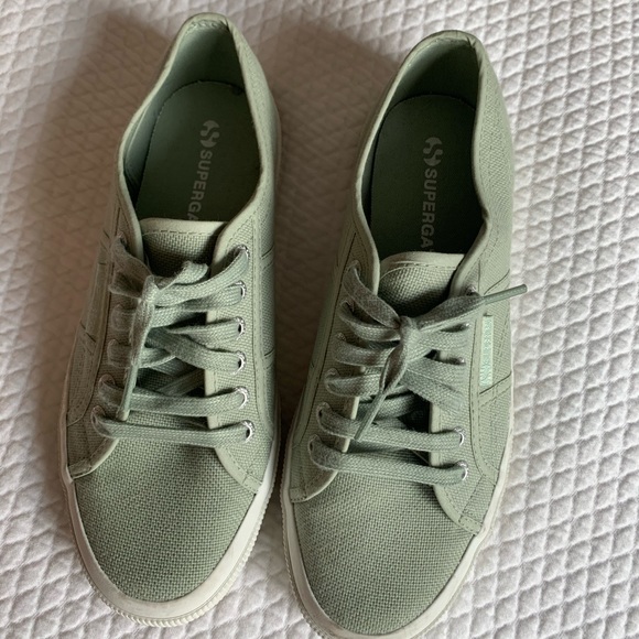 green superga sneakers